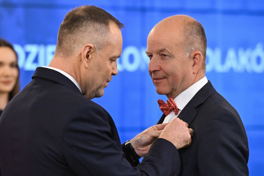 Karol Nawrocki i Konstanty Radziwiłł /Radek Pietruszka /PAP