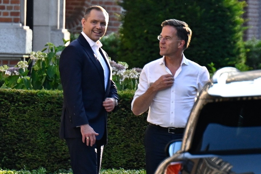Karol Nawrocki i Mark Rutte /PAP/Wiktor Dąbkowski /PAP/EPA