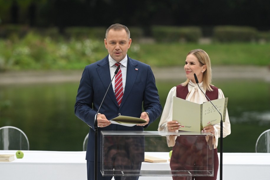 Karol Nawrocki i Marta Nawrocka / 	Marcin Obara  /PAP