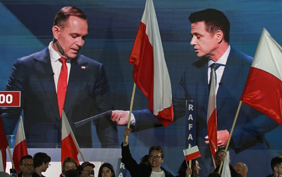 Karol Nawrocki i Rafał Trzaskowski / 	Marcin Obara  /PAP