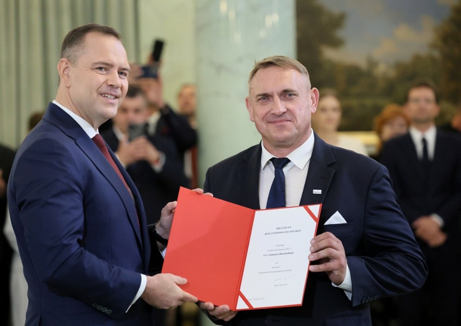 Karol Nawrocki i Tomasz Obszański /Wojciech Olkusnik/East News  /East News