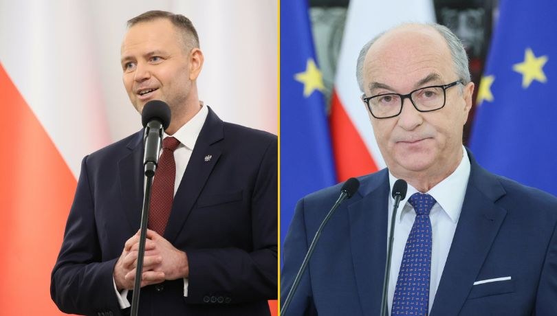 Karol Nawrocki i Włodzimierz Czarzasty /	Wojciech Olkuśnik /East News