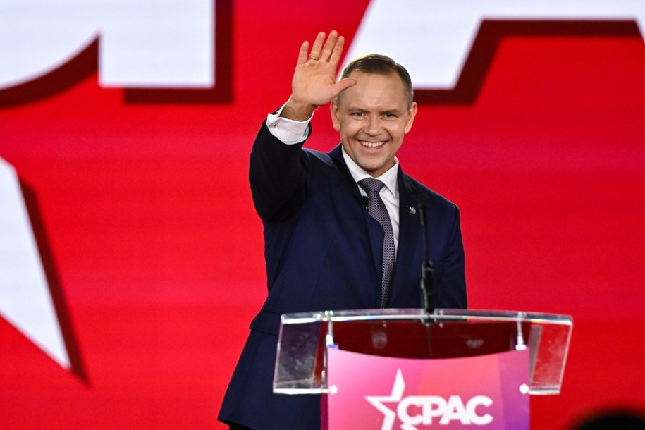 Karol Nawrocki na CPAC; USA, 28 marca 2026 / PAP/Adam Warżawa /PAP