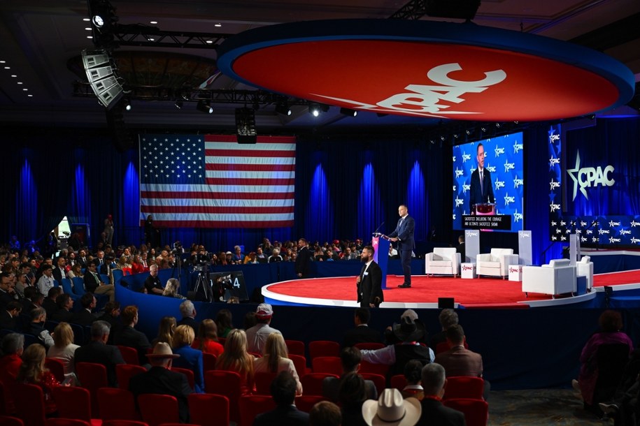 Karol Nawrocki na CPAC; USA, 28 marca 2026 /Adam Warżawa /PAP