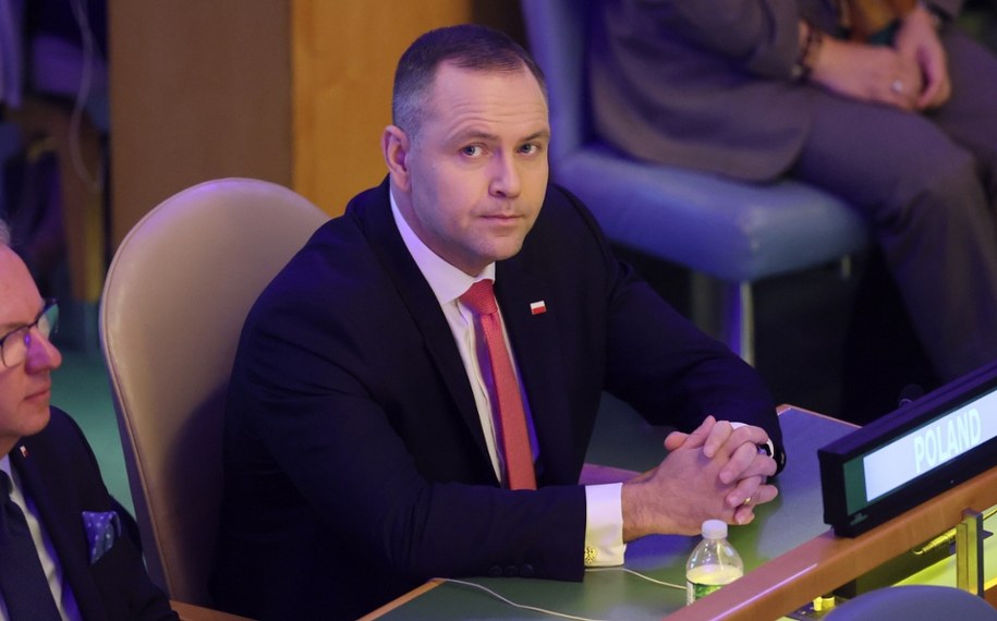 Karol Nawrocki na forum ONZ /Leszek Szymański /PAP