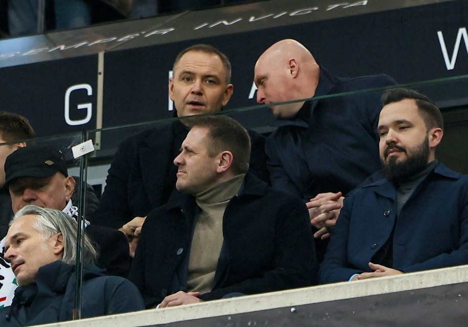 Karol Nawrocki  na meczu Legia - Sparta /Beata Zawadzka /East News