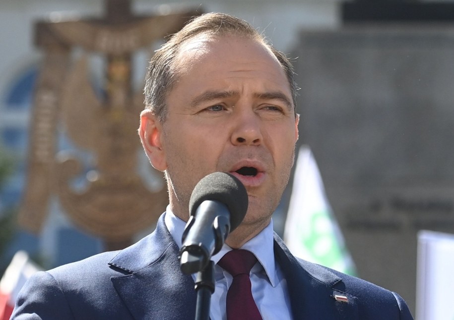 Karol Nawrocki na wiecu w Bydgoszczy /Piotr Nowak /PAP