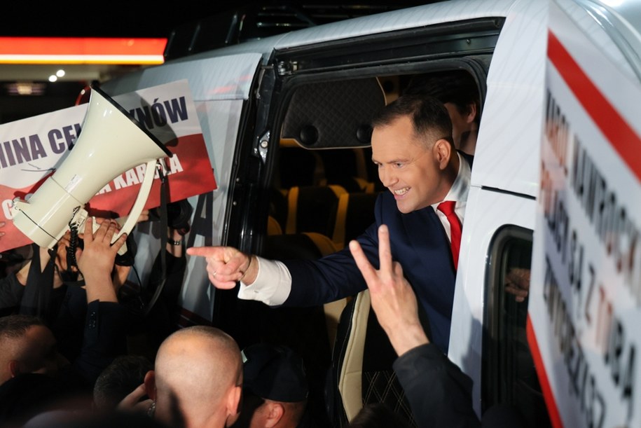 Karol Nawrocki po debacie z Rafałem Trzaskowskim /Paweł Supernak /PAP