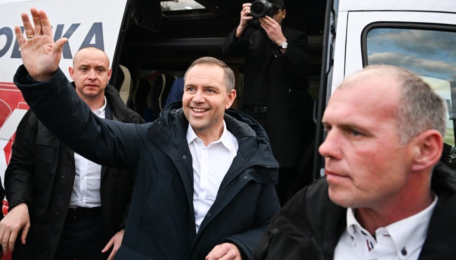 Karol Nawrocki - prezes Instytutu Pamięci Narodowej i popierany przez PiS kandydat na prezydenta /Darek Delmanowicz /PAP