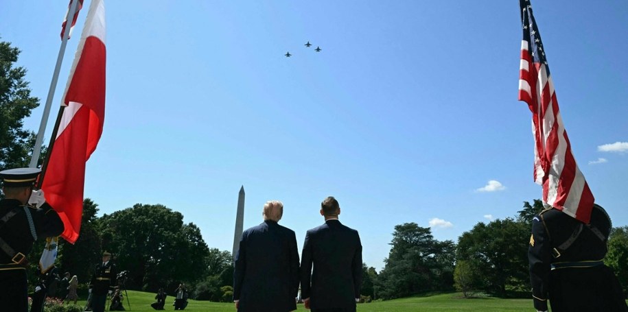 Karol Nawrocki przybył na spotkanie z Donaldem Trumpem /SAUL LOEB/AFP/East News /East News