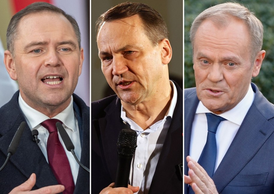 Karol Nawrocki, Radosław Sikorski, Donald Tusk /Shutterstock