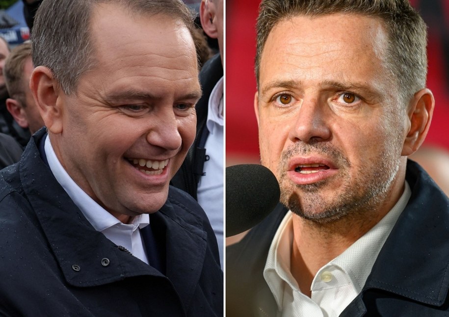 Karol Nawrocki, Rafał Trzaskowski /Paweł Topolski /PAP