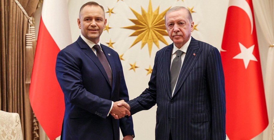 Karol Nawrocki spotkał się z Recepem Tayyipem Erdoganem /Mikołaj Bujak/KPRP /