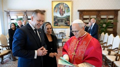 Karol Nawrocki u papieża Leona XIV. Uwagę zwraca dress code pierwszej damy [ZDJĘCIA]