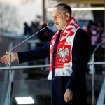 ​Karol Nawrocki z kibicami na Jasnej Górze. "Wiecie, że jestem jednym z was"