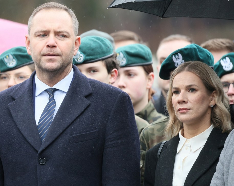 Karol Nawrocki z żoną Martą /Adam Burakowski /East News