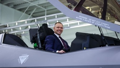 Karol Nawrocki zapozował w F-35. Wizyta przed wystąpieniem na CPAC