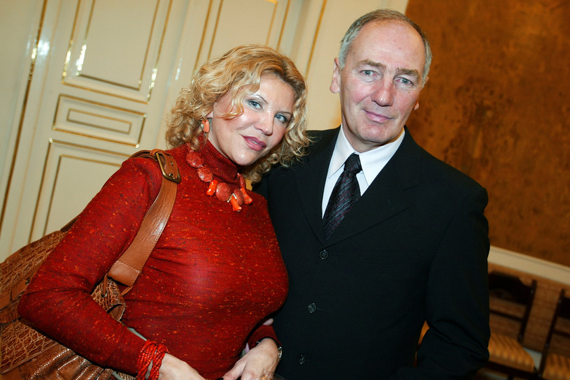 Karol Strasburger z żoną Ireną, 2006 ro /Palicki /AKPA