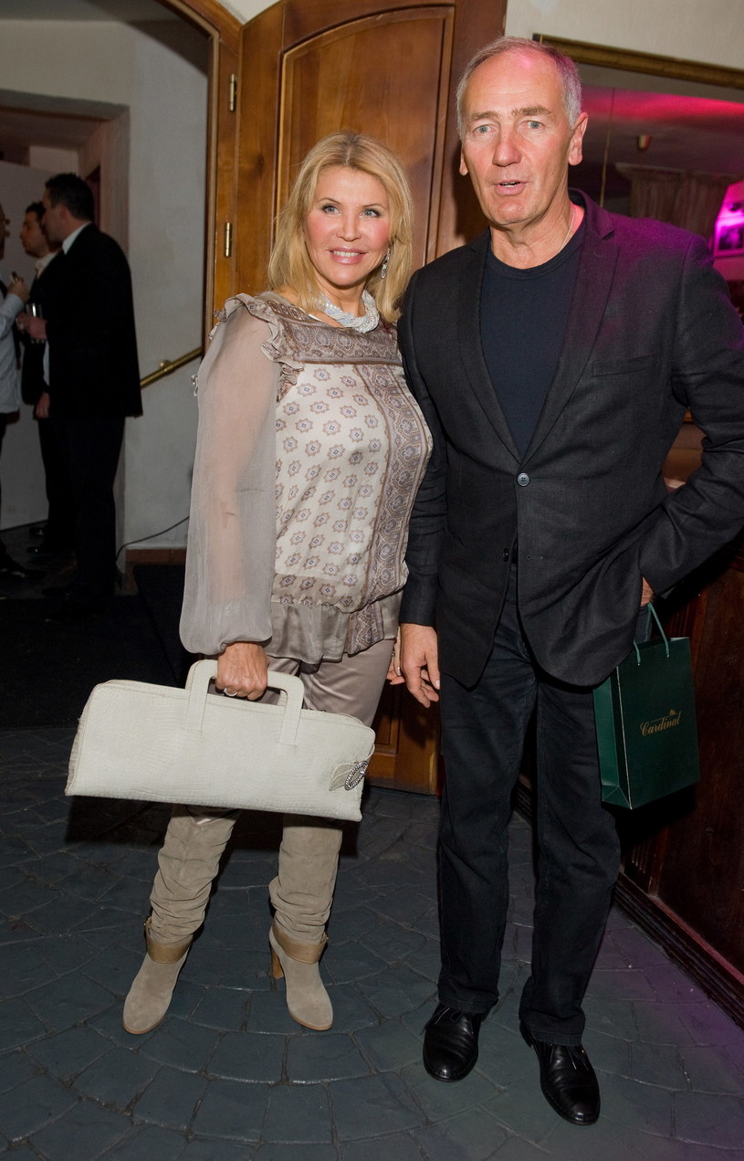 Karol Strasburger z żoną Ireną /MWMedia