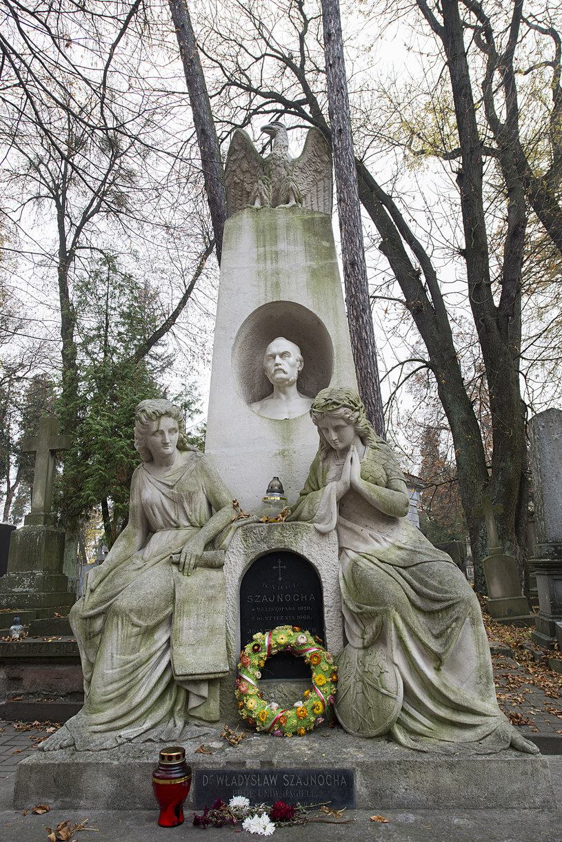 Karol Szajnocha zmarł 10 stycznia 1868 roku we Lwowie. Został pochowany na Cmentarzu Łyczakowskim przy głównej alei /Andrzej Sidor /Agencja FORUM