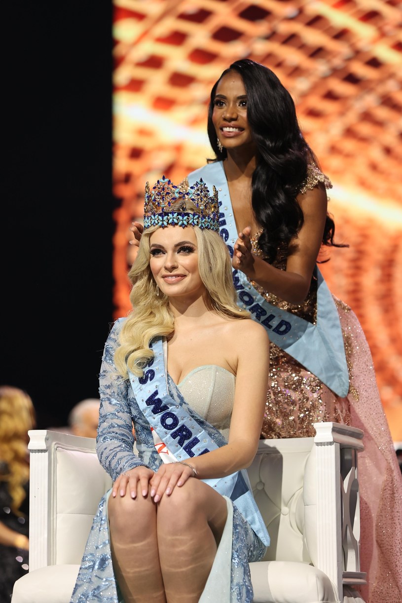 Karolina Bielawska odebrała koronę najpiękniejszej kobiety świata /Miss World Organisation  /materiały prasowe