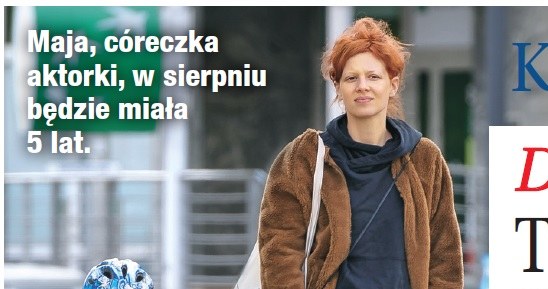 Karolina Gruszka z córeczką /- /Dobry Tydzień