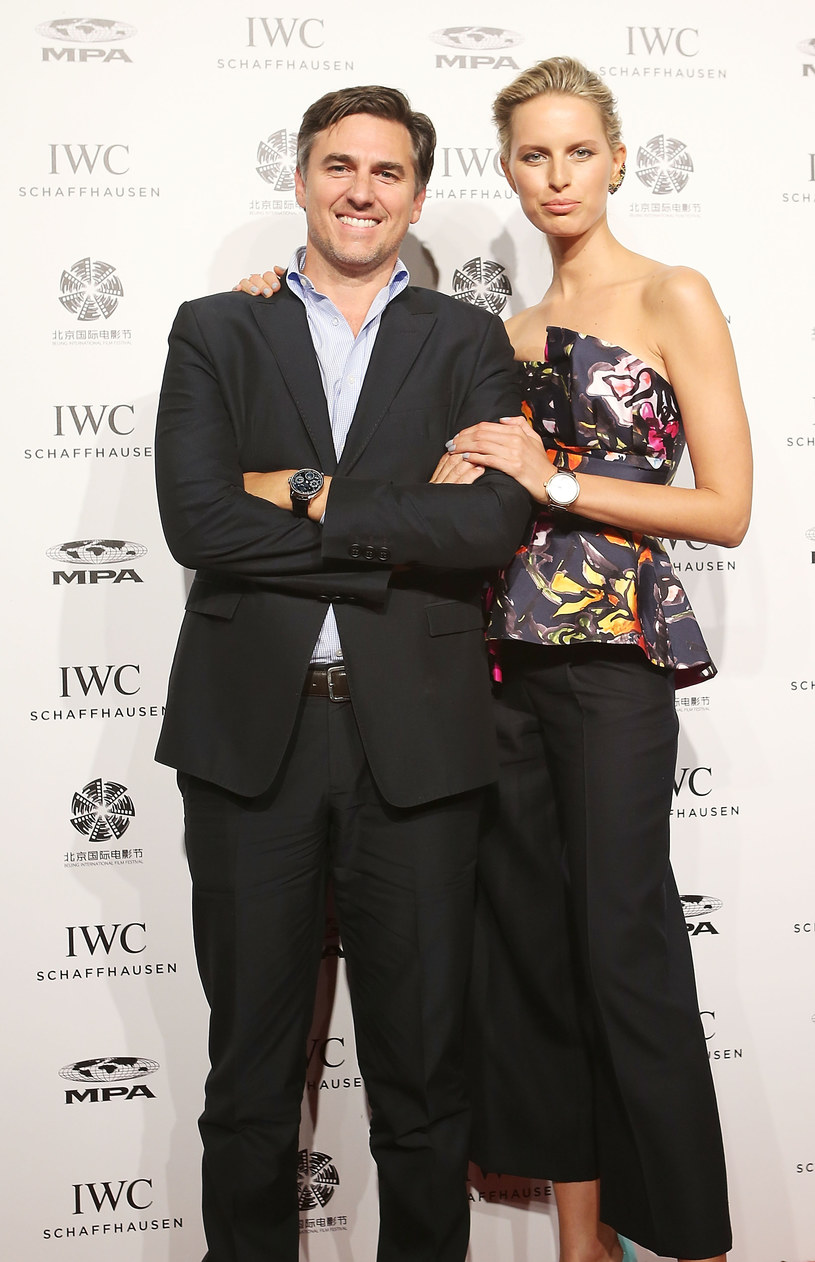 Karolina Kurkova z mężem /Emmanuel Wong /Getty Images