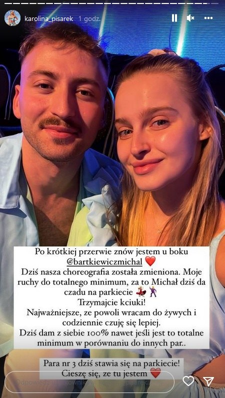 Karolina Pisarek o swoim zdrowiu i udziale w "Tańcu z gwiazdami" /https://www.instagram.com/karolina_pisarek /Instagram