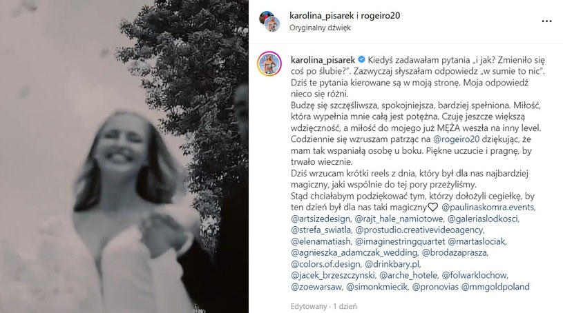 Karolina Pisarek /Instagram @karolinapisarek; Instagram  /Instagram