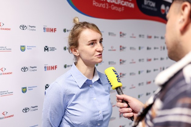 Karolina Późniewska w rozmowie z RMF FM /PZHL/Michał Chwieduk /Materiały prasowe