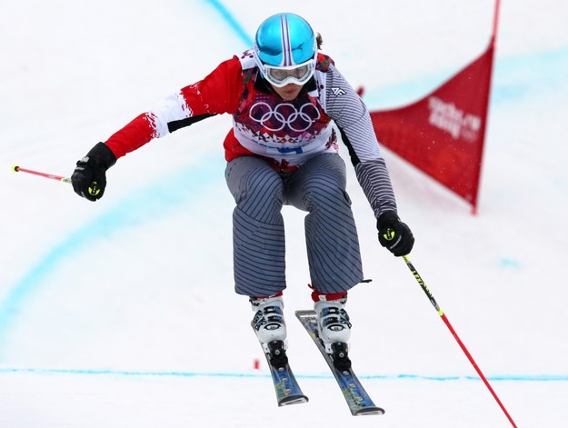 Karolina Riemen-Żerebecka na trasie skicrossu /Grzegorz Momot /PAP