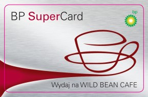 Karta dedykowana do zakupów z oferty kawiarenek  Wild Bean Café /.