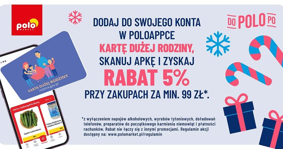 Karta Dużej Rodziny w POLOmarkecie /POLOmarket /INTERIA.PL