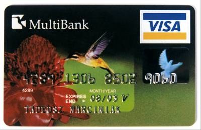 Karta kredytowa MultiBanku /INTERIA.PL