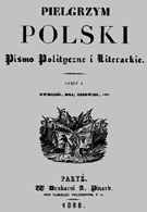 Karta tytułowa pierwszego zeszytu "Pielgrzyma Polskiego /Encyklopedia Internautica