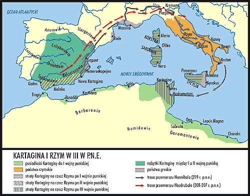 kartagina mapa Kartagina Encyklopedia W Interia Pl kartagina mapa