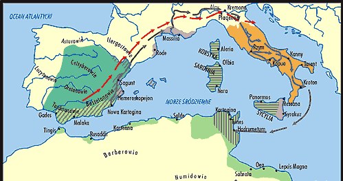 Kartagina i Rzym w III w. p.n.e. /Encyklopedia Internautica