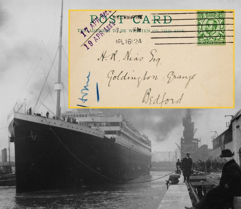 Kartka pocztowa zawiera informację, że "Titanic zatonął". To wystarczy, aby była bezcenna dla kolekcjonerów /East News