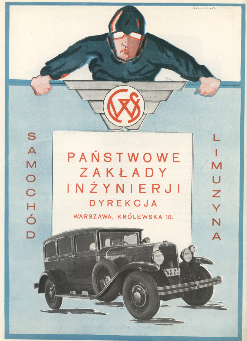 Karty z prospektu reklamowego samochodów osobowych CWS /Archiwum Tomasza Szczerbickiego