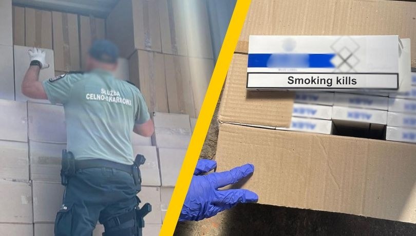 KAS i KSP udaremniły przemyt 16 mln szt. papierosów do Czech /Krajowa Administracja Skarbowa /