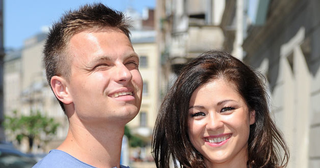 Kasia Cichopek i Marcin Hakiel /Andras Szilagyi /MWMedia