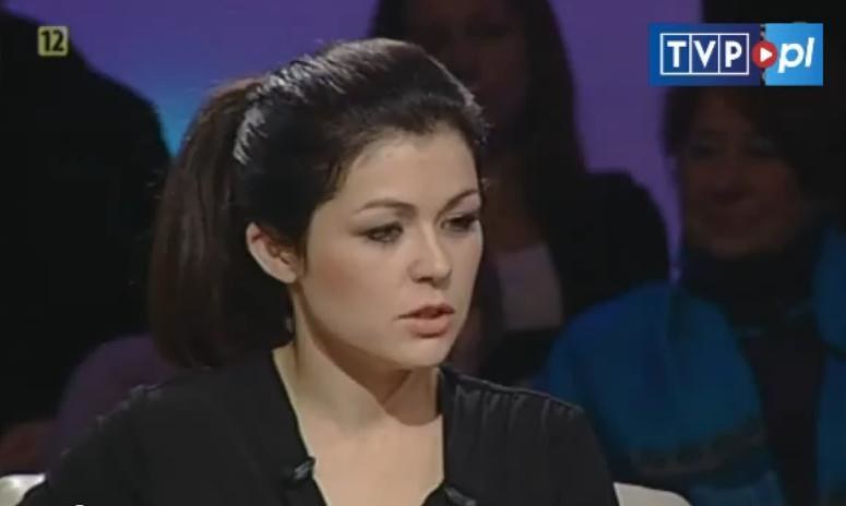 Kasia Cichopek w programie Lisa (screen: tvp.pl) /materiał zewnętrzny