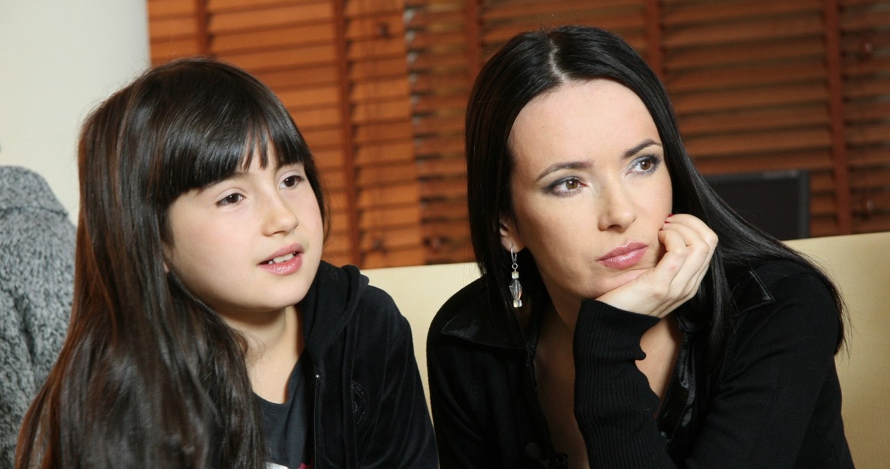Kasia Kowalska z córką Olą /Bartosz Krupa /East News