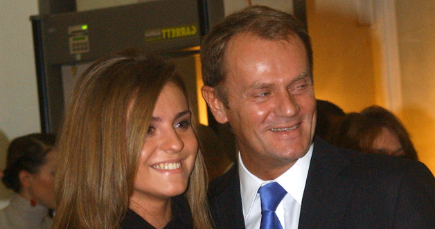 Kasia Tusk z ojcem Donaldem Tuskiem /MWMedia