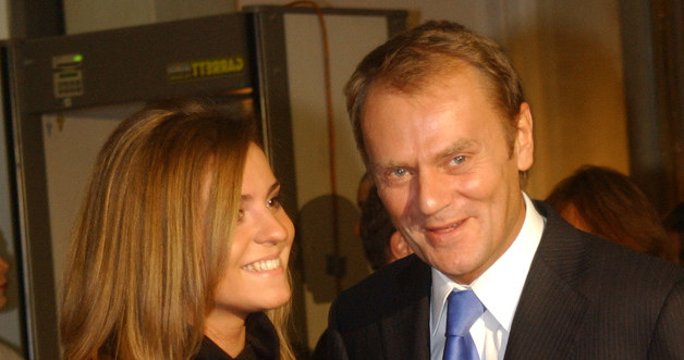 Kasia Tusk z ojcem Donaldem /MWMedia