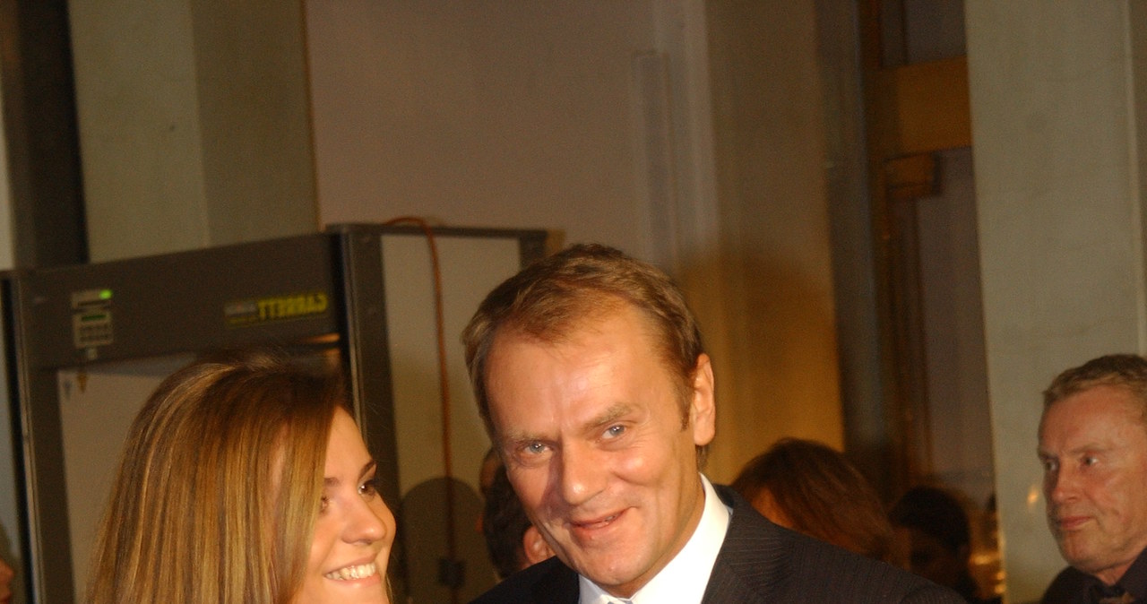 Kasia Tusk ze swoim tatą Donaldem /MWMedia