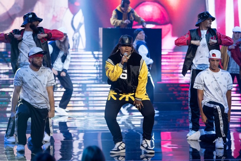 Kasia Wilk jako Missy Elliott w programie "Twoja Twarz Brzmi Znajomo" /Polsat /materiał zewnętrzny