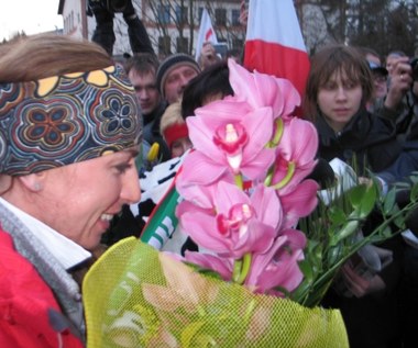 Kasina Wielka wita wielką Justynę