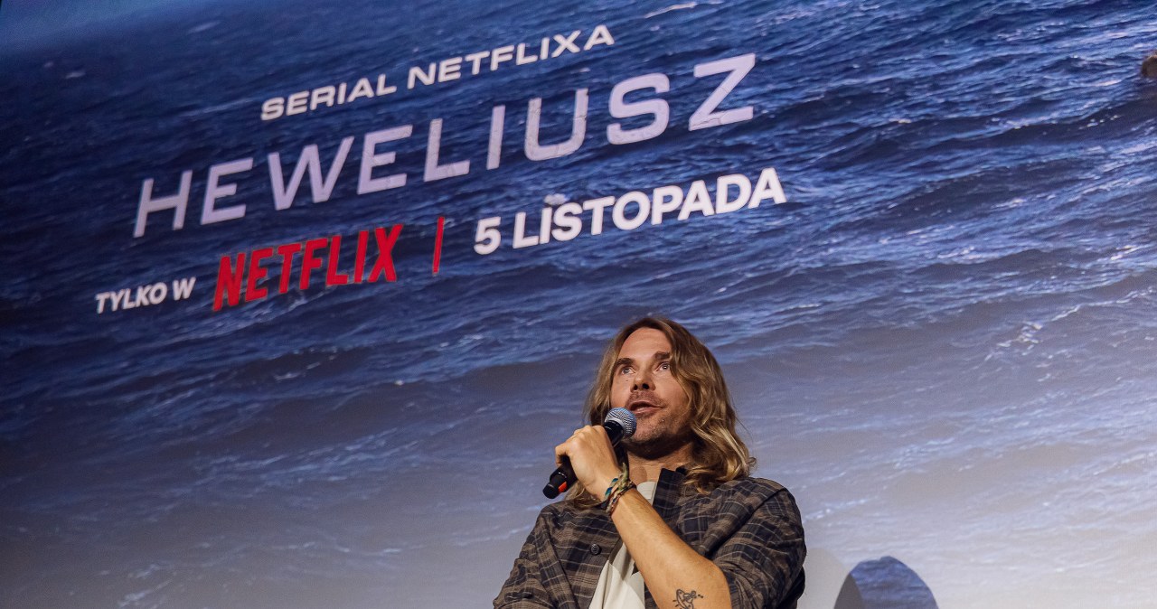 Kasper Bajon na specjalnym pokazie "Heweliusza" w Gdyni, fot. Marcin Oliwa Soto /Netflix /materiały prasowe