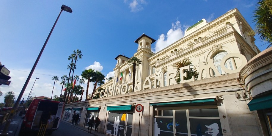 Kasyno w San Remo /Tomasz Staniszewski /RMF FM